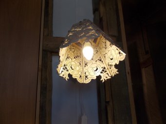 Макет "Деревянная декоративная лампа" 2