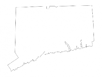 Макет "Карта штата коннектикут" 0