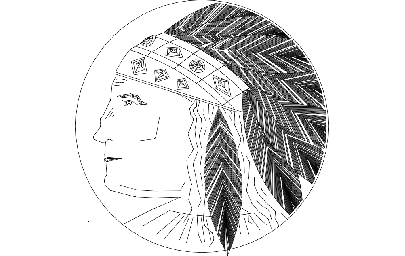 Макет "Головной убор коренных американских индейцев" 0