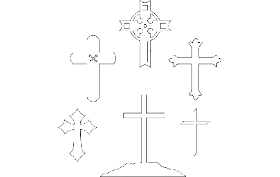 Макет "Коллекция христианских крестов" 0