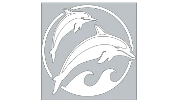Макет "Дельфины" #5121813770