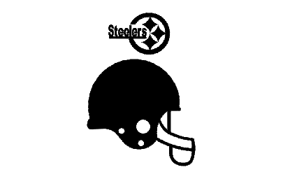 Layout of the Steelers Helmet 3d #6573212712 0