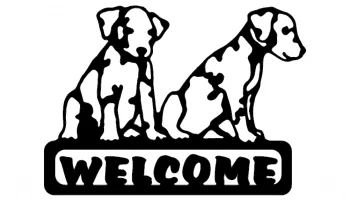 Табличка для приветствия щенков