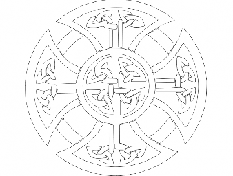 Макет "Дерби кельтский крест" 0