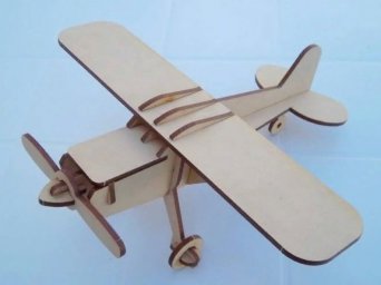 Макет "Деревянный игрушечный самолет" #9590646237 0