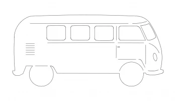 The layout of the "Volkswagen Bus" #2248549566