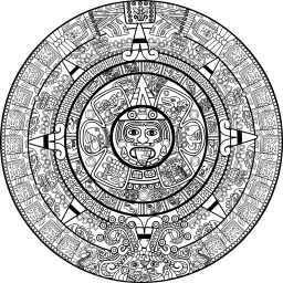 Макет "Календарь майя" #6887265920 0