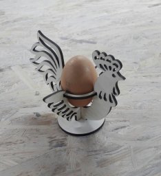 Макет "Пасхальный петух подставка для пасхальных яиц" 0