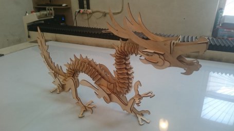 Макет "китайский дракон" 6