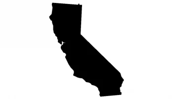 Макет "Карта штатов США калифорния ка"