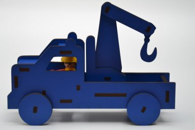 Макет "Playmobil эвакуатор игрушка для детей 4 мм мдф svg файл" 0
