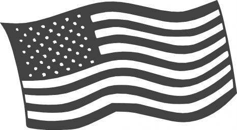 Макет "Бесплатный американский флаг" 0