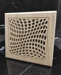 Макет "Квадратный деревянный рисунок вентиляционной решетки" 0