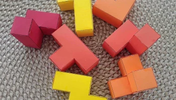 Макет "Сома кубик головоломка никитин квадраты образовательные дети игрушка тетрис 3мм"