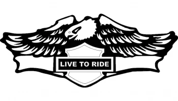 Макет "Live to ride"