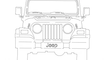 Layout of the "Front part of the jeep" #4972458938
