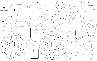 Макет "Bicicleta" #15103988 0