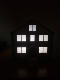 Макет "Деревянная модель дома" 3