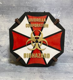 Макет "Подарочный набор водки Umbrella corporation resident evil biohazard" 1