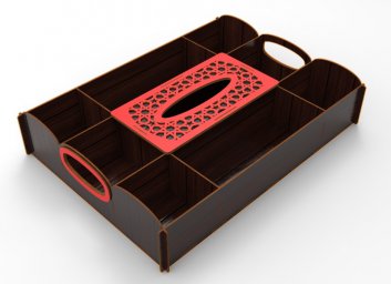 Макет "Деревянные конфеты сухофрукты лоток с салфеткой коробка запечатаны орехи пластины заку" 0