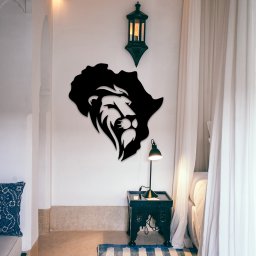 Макет "Настенный декор в виде африканского льва" 0