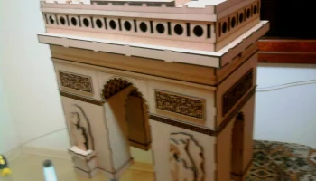 Макет "Триумфальная арка 3d деревянный пазл модель комплект"