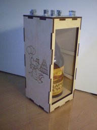 Макет "Коробка для бутылок" 0