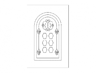 Макет "Дизайн двери арка" #9924657641 0
