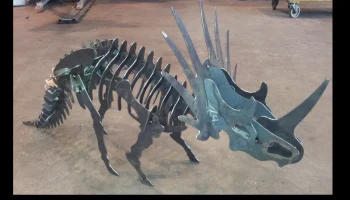 Макет "Трицератопс динозавр 3d пазл"