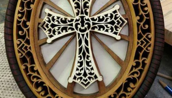 Макет "Деревянный крест"