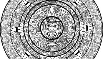 Макет "Календарь майя" #6887265920