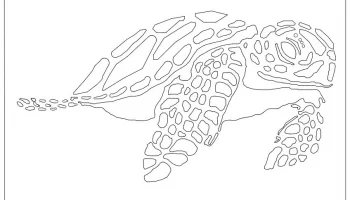 Макет "Морская черепаха"