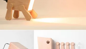 Макет "Иди на природу 9 креативных и крутых дизайнов деревянных ламп"