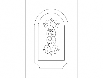 Макет "Дизайн двери арка 2" 0