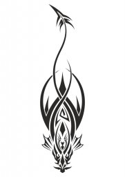 Дизайн татуировки дракона вектор 0