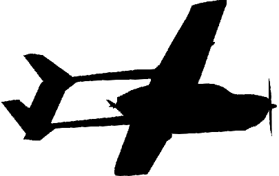 Макет "След от полета самолета Cessna" #676115969 0