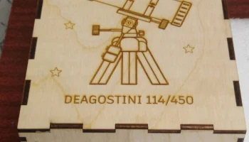 Макет "Коробка для хранения телескопа"