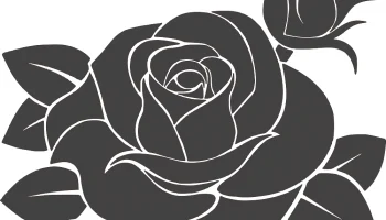 Макет "Цветок розы"