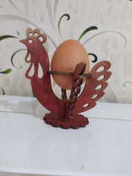 Макет "Деревянная подставка для пасхальных яиц украшение для вечеринки" 1