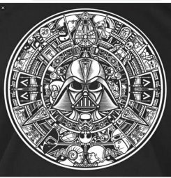 Макет "Звездные войны календарь ацтеков" 0