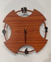 Макет "Настенные часы современного дизайна" 0