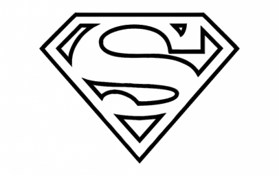 Макет "Супермен логотип" 0