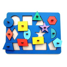 Макет "Деревянная игрушка-головоломка на прищепках для детей Монтессори" 0