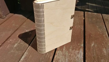 Макет "Коробка для книг с защелкой 3 мм svg файл"