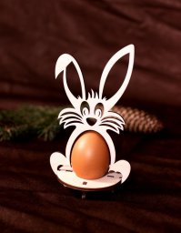 Макет "Подставка для пасхальных яиц кролик" 0