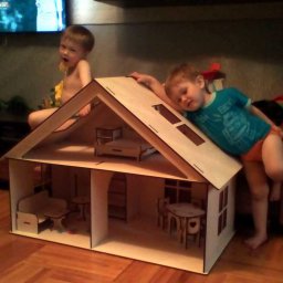 Кукольный домик с мебелью 6 мм 0