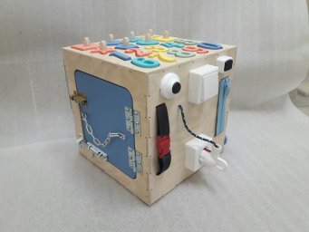 Макет "Дети ребенка образовательные игрушки деревянные строительные блоки игрушки" 2