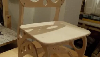 Детский стул из фанеры 3d пазл