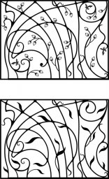 Макет "Кованые ворота, двери, заборы, окна, решетки, перила дизайн вектор арт" 0