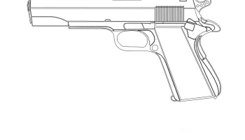 Макет "пистолет M1911"